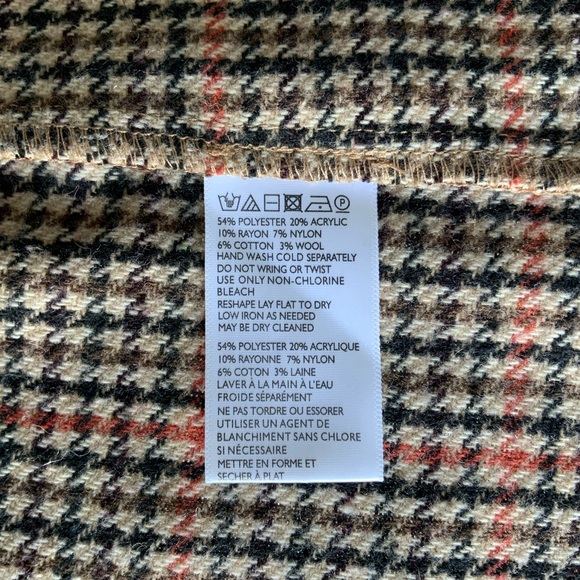 HOUNSDTOOTH WRAP MINI SKIRT - Picture 4 of 9